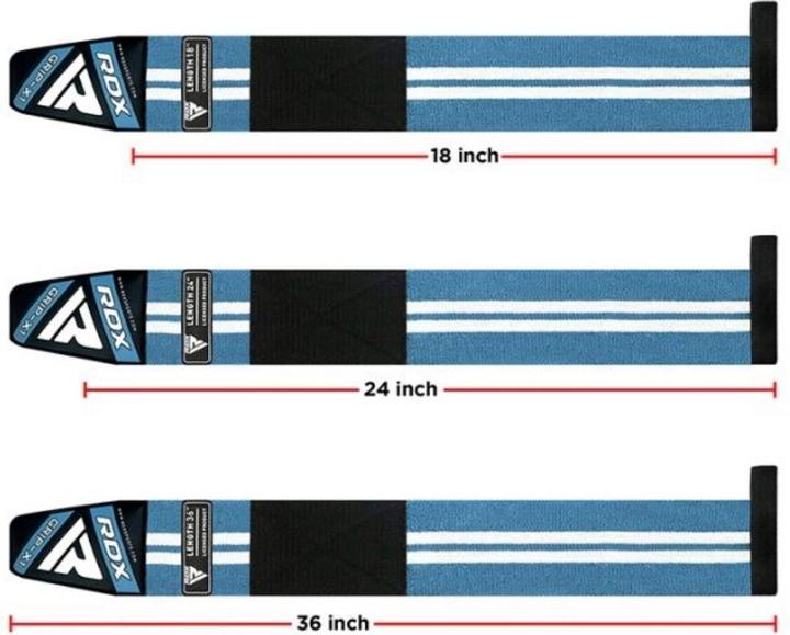 Actual product image Rdx Gym Wrist Wrap W4S Sky Blue 18-S