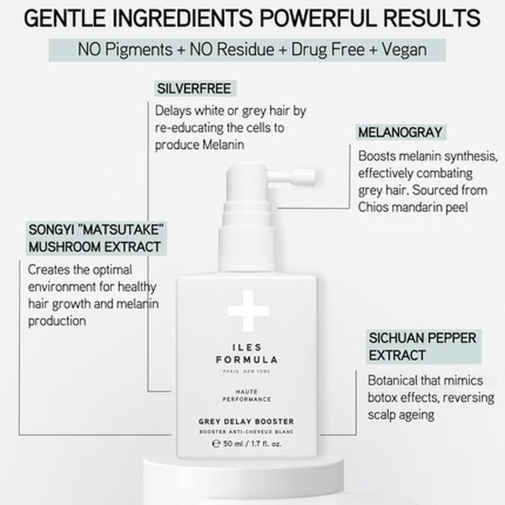 Produktbild Iles Formula Haute Performance Grey Delay Booster Anti-Gray Botanical Leave-In