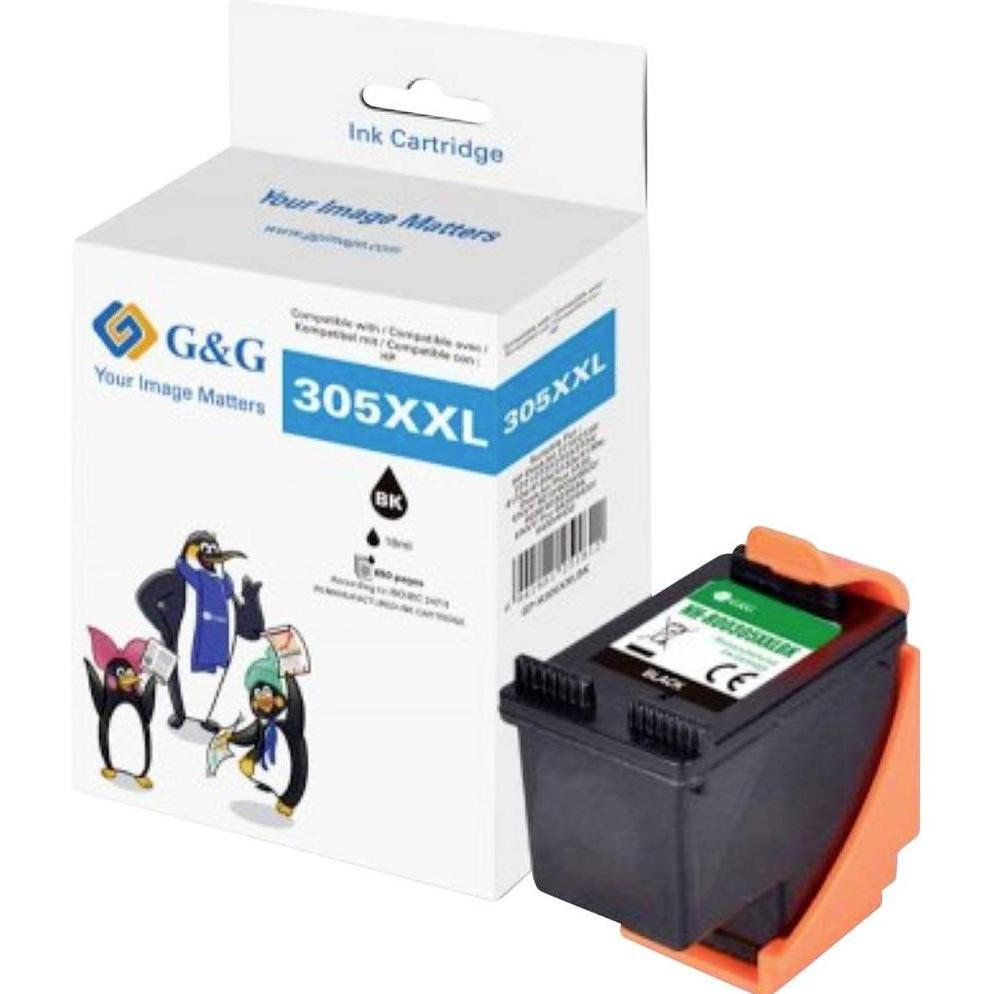 G&G, Cartucce, XXL-Patrone kompatibel mit HP 305XL / 3YM62AE (FC)