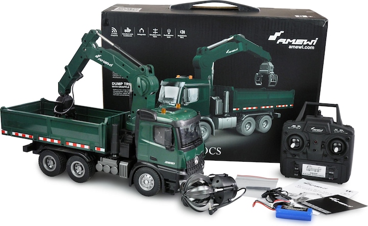 Produktbild Amewi Mercedes Benz Arocs Kipper mit Kran (RTR Ready-to-Run)