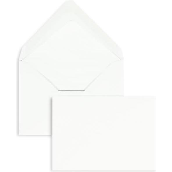 Blanke, Briefumschlag, Briefumschläge 81x114mm (DIN C7) 100g/qm gummiert VE=100 Stück weiss (100 x)