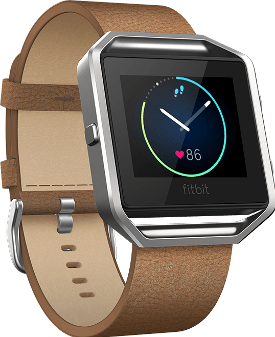 Produktbild Fitbit Blaze Lederarmband mit Rahmen (40 mm, Leder, Blaze)