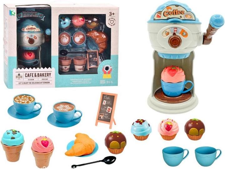 Image du produit Lean Toys Café-Set mit Eismaschine