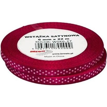 Brewis, Confezione regalo, Lila gepunktetes Satinband 6mmx22m