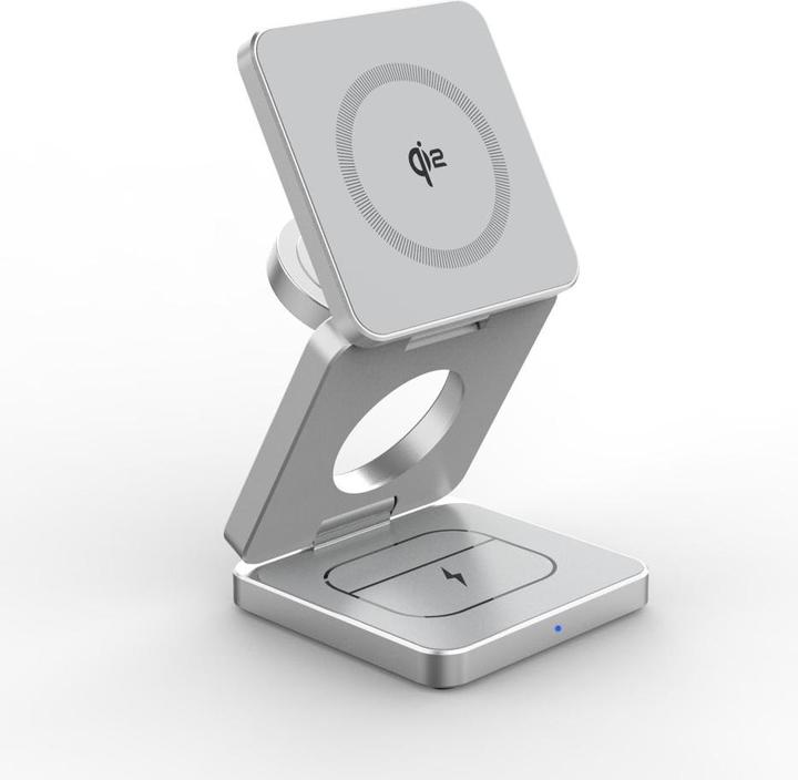 Misura MH08 Pro - 3-in-1 Foldable Qi2 Wireless Charger - BLACK