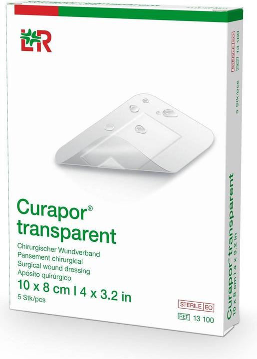 Produktbild Curapor Wundverband 7x5cm transparent (5 x)