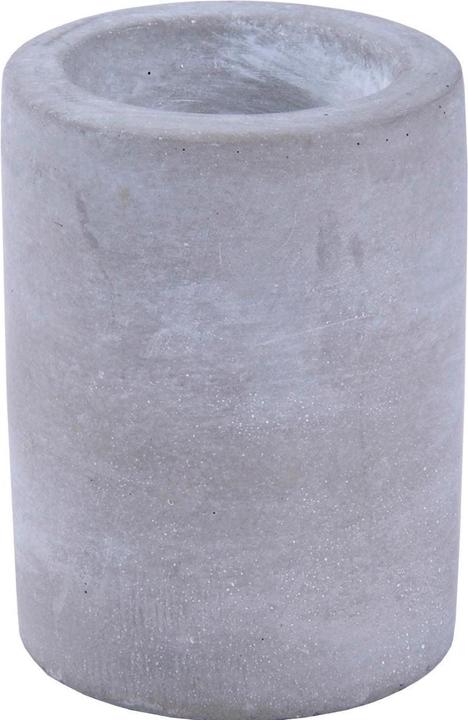 Produktbild müller Kerzen Kerzenhalter 2 in 1 Stone 8 x 6 cm, 1 Stück, Steingrau (8 x 6 x 6 cm)