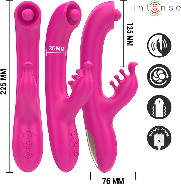 Produktbild Intense - Christina Multifunktions-Rabbit-Vibrator 22,5 cm Rosa