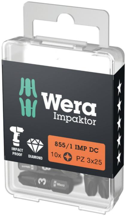 Produktbild Wera 855/1 IMP DC PZ 2 x 25 mm DIY-Box (Kreuz Pozidriv PZ)