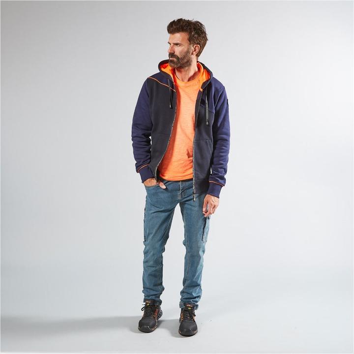 Produktbild U-Power Sicherheitsschuh PETER Grösse 46 schwarz/orange S3 CI SRC ESD EN ISO 20345 PUTEK® star (S3, 46)