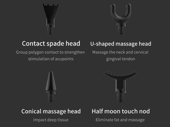 Produktbild Magni Massage-Pistole, 8 Aufsätze