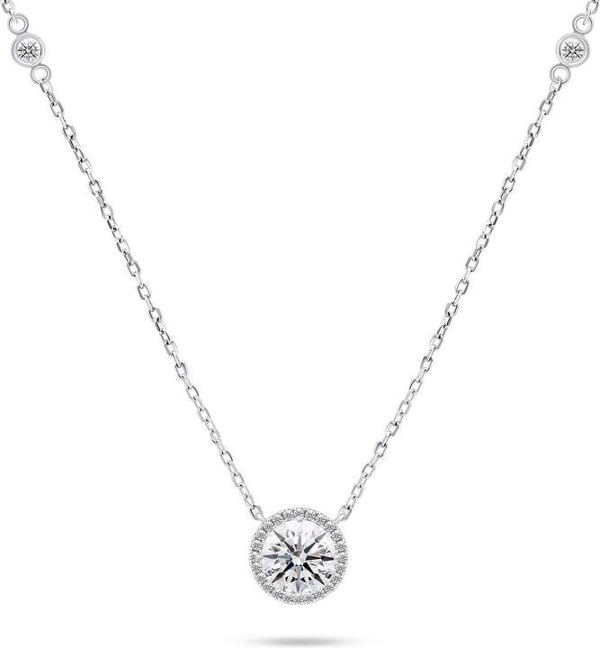 Immagine prodotto Brilio Argento - Collana in argento scintillante con zirconi NCL87W