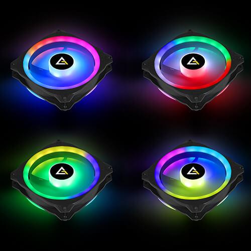 Immagine prodotto Antec Prizm X 120 ARGB 3+C Case per computer Raffreddamento ad aria 12 cm Nero 3 pz. (120 mm, 3 x)