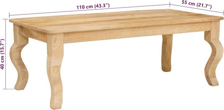 Image du produit vidaXL Moderner Couchtisch (110 x 55 x 40 cm)