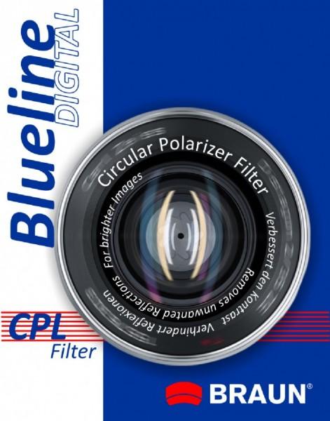 Actual product image Braun Photo BRAUN BlueLine POL filter 72 mm (72 mm, Polarizing filter)