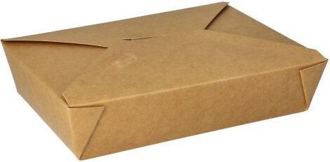 Papstar 87612 Disposable Food Container Cardboard, Polylactide (PLA) (50x)