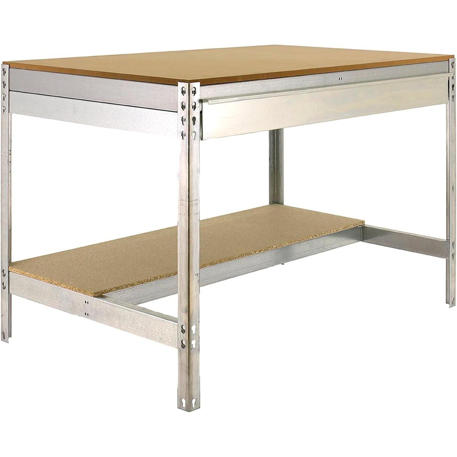 SimonRack, Banco da lavoro, Banco da lavoro SIMONWORK BT0 BOX argento 1 cassetto 91,0 x 61,0 x 84,2 cm (61 cm, 91 cm)