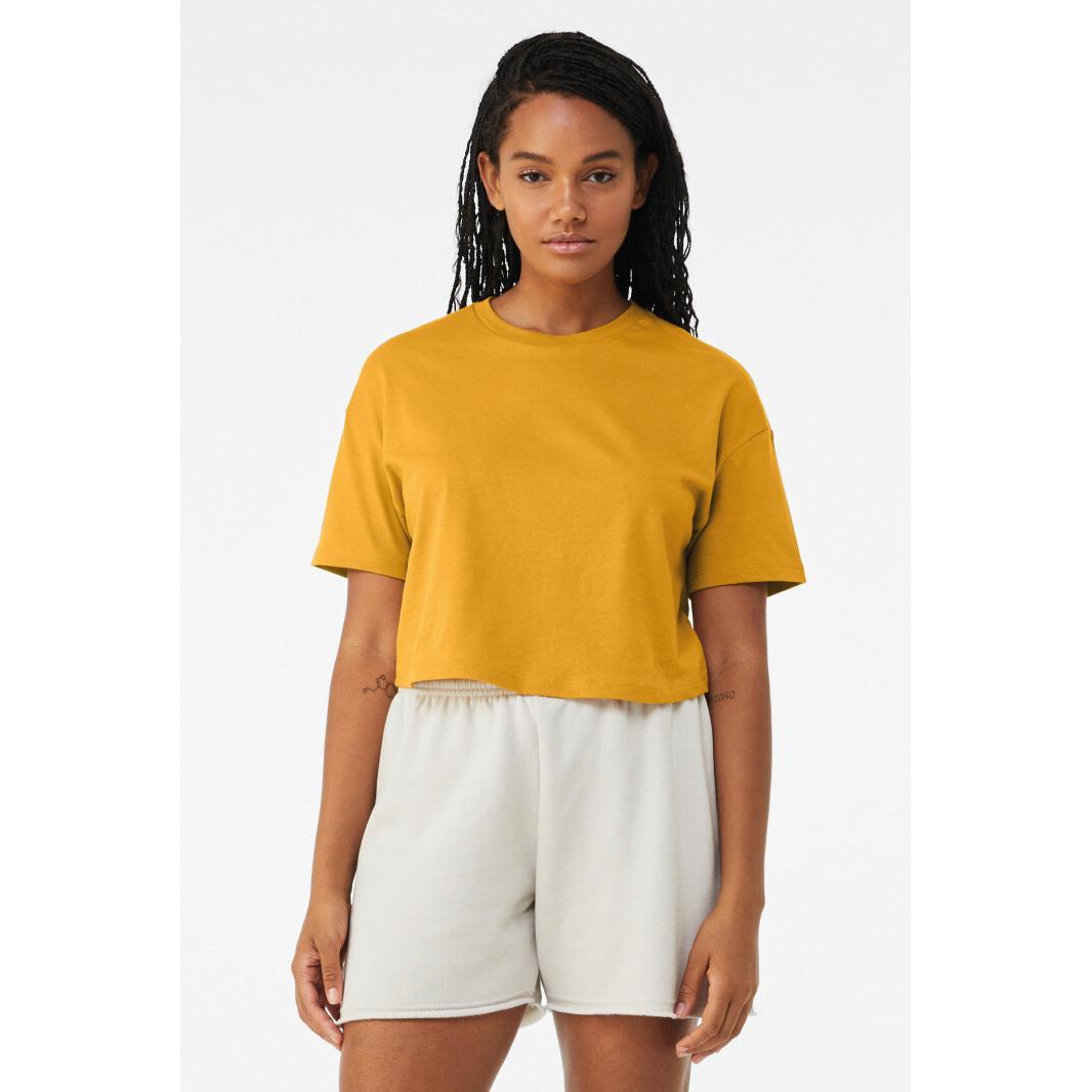 Bella Canvas, Damen, Shirt, T-Shirt Frau, Braun, (L)