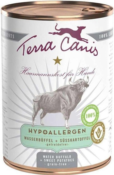 Produktbild Terra Canis Nassfutter Hypoallergen Wasserbüffel (Adult, 1 Stk., 400 g)