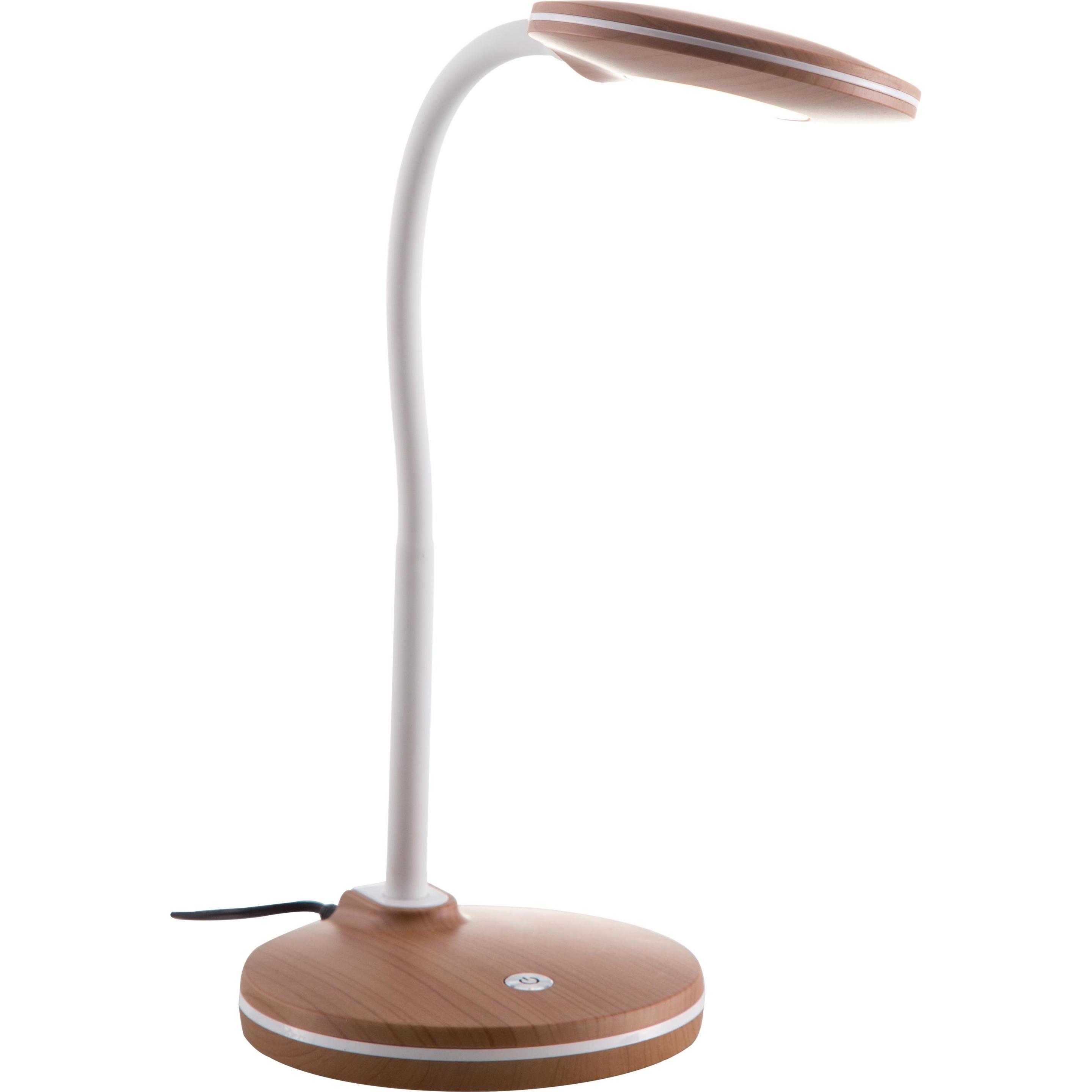 Nino Leuchten, Lampada da tavolo, Carmen 52290146 Lampada da tavolo a LED in legno-ottica 3,2W