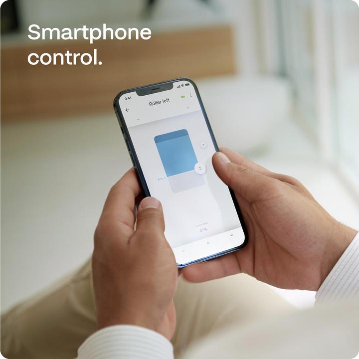 Actual product image Motionblinds Upgrade Kit for Roller Blinds with Bluetooth 2-pack + remote