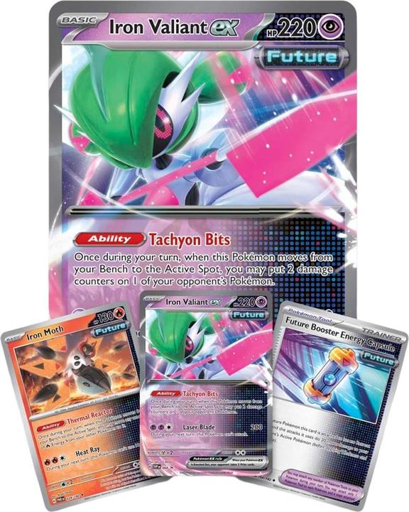 Immagine prodotto Pokémon P-EN Iron Valiant/Luna Ruggente ex Box (Inglese, Box Set e Collezione)