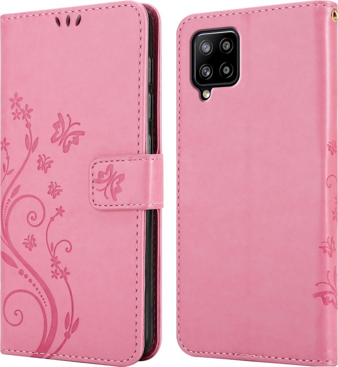 Produktbild Cadorabo Flower Book Cover (Samsung Galaxy M42 5G, Samsung Galaxy A42 5G)