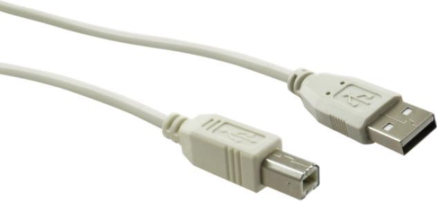 Actual product image Schwaiger USB connection cable 2.0 type A/B 3 m (3 m, USB 2.0)