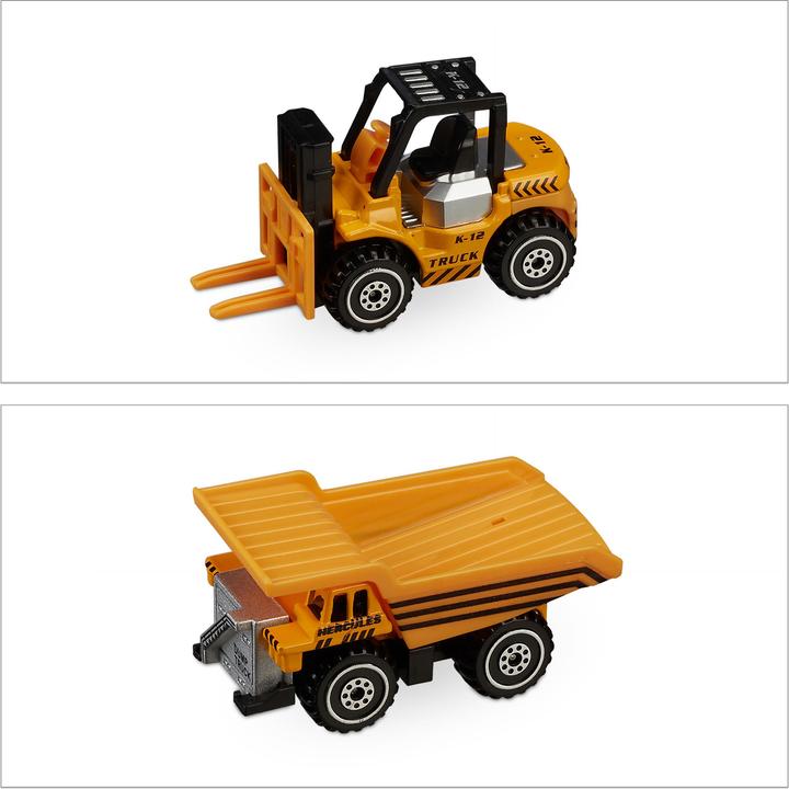 Immagine prodotto Relaxdays 6x veicoli da cantiere