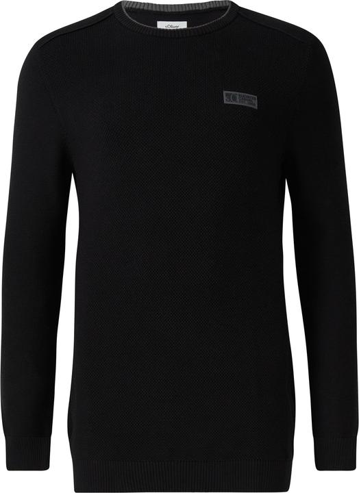 Image du produit s.Oliver Strickpullover Strickpullover aus Baumwolle mit Struktur (XXL)