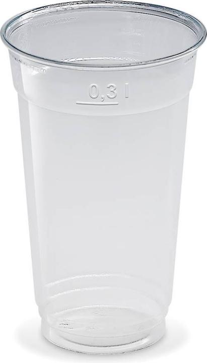 Produktbild Wimex Becher (PET) glasklar 78mm 0,3L - 50 Stück (50 x)