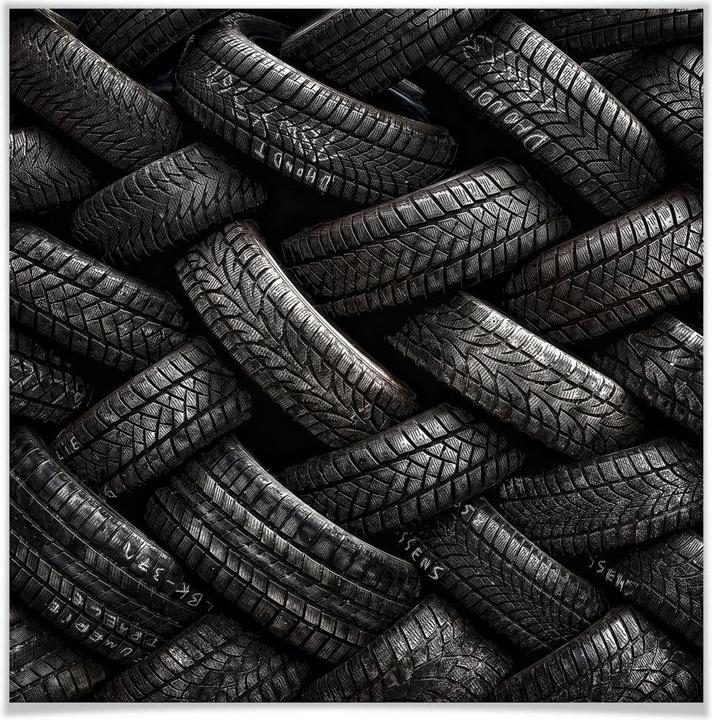 Produktbild Trenddeko Flour - Reifen (100 x 100 cm)