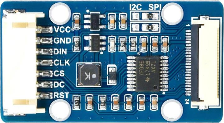 Actual product image WaveShare 1.51inch Transparent OLED Display