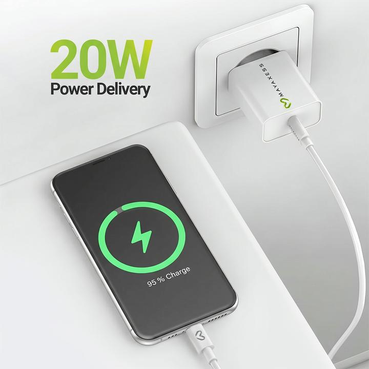 Produktbild Mayaxess iPhone XS Ladegerät + Kabel (18 W)