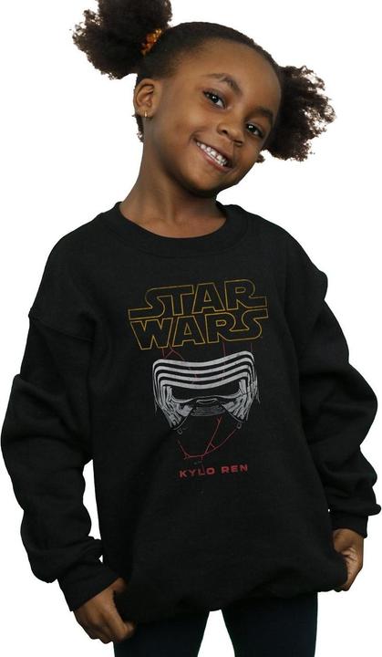 Actual product image Star Wars Girls Kylo Helmet Sweatshirt (140, 146)