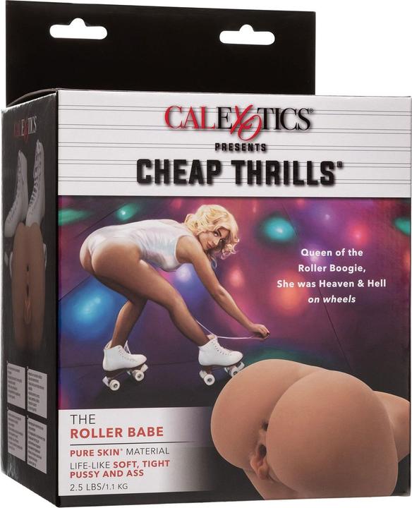 Actual product image CalExotics The Roller Babe Double Realistic Masturbator, Flesh