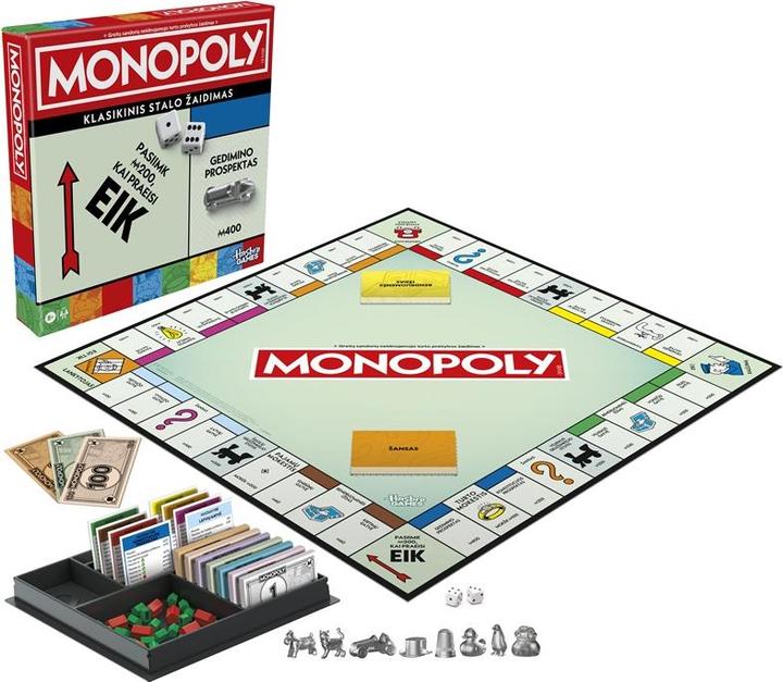 Produktbild Monopoly HAS MON boardgame Classic Refresh LT (Litauisch, 2 - 6 Spieler)