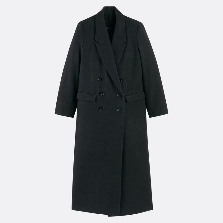 Produktbild La Redoute Collections Langer Maxi-Mantel mit Knopfverschluss