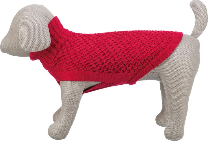 Immagine prodotto Trixie Maglione Norwood XXS, 21 cm, rosso (Maglione per cani)