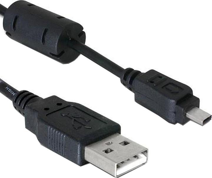 Actual product image Caruba USB 2.0 | A male mini male 8 pin (UC E6 for Nikon) | 1 metre (1 m, USB 2.0)