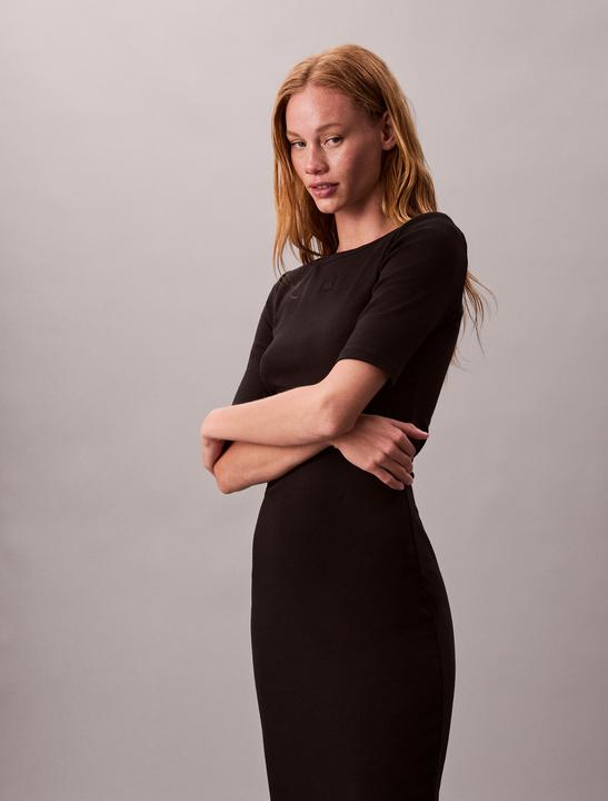 Produktbild Calvin Klein Raffinierte Baumwollrippe Midirock (L)