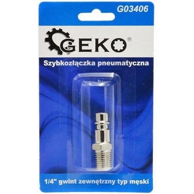 GEKO, Kompressor, Pneumatik-Schnellwechsler mit Aussengewinde 1/4