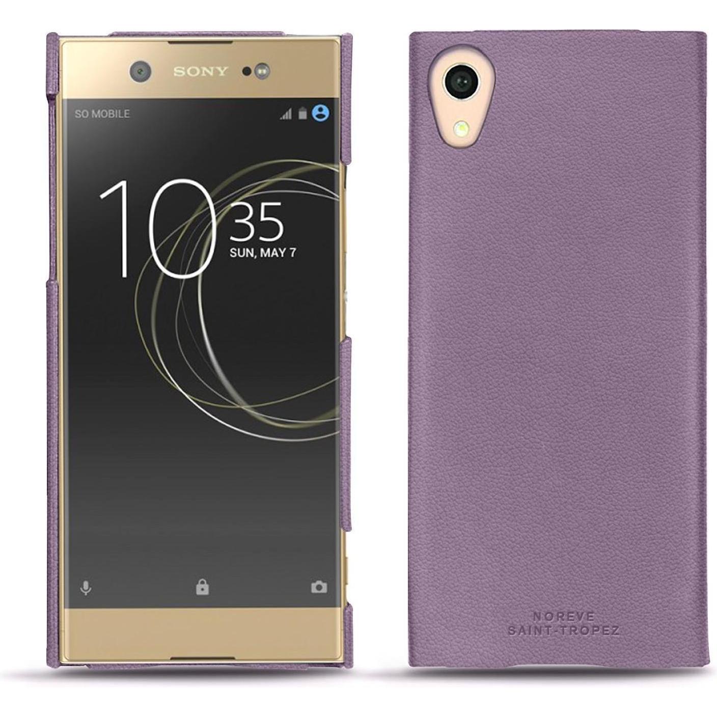 Noreve Lederschutzhülle (Sony Xperia XA1 Ultra), Smartphone Hülle, Violett