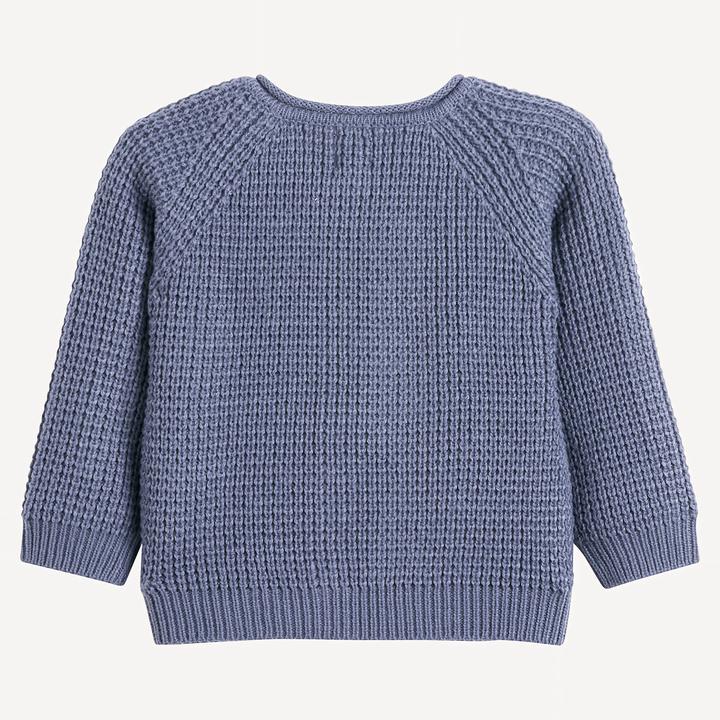 Actual product image La Redoute Collections Baby Grobstrick-Cardigan mit rundem Ausschnitt (56)