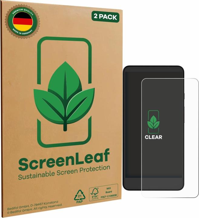 Immagine prodotto ScreenLeaf Pellicola protettiva, Proteggi Schermo Sostenibili, Clear, Antigraffio