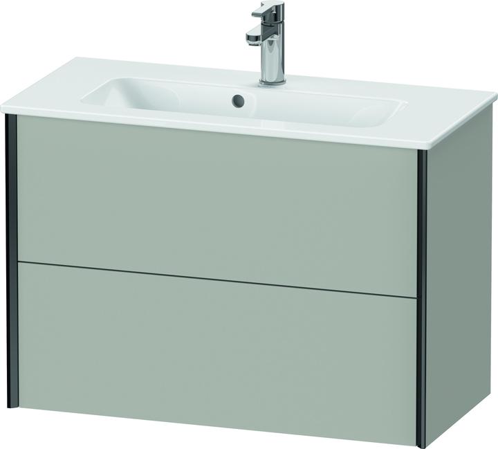 Actual product image Duravit Durait XViu 4179 Vanity unit wall-mounted, 2 drawers, for wash basin ME by Starck 234283, 810x390 mm (81 x 39 x 56 cm)