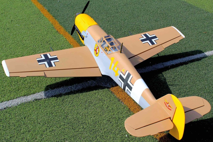 Actual product image Seagull Models SG-Models ) Messerschmitt Bf-109 (ME-109) 63,9" WITHOUT retractable landing gear ARF (Warbird)
