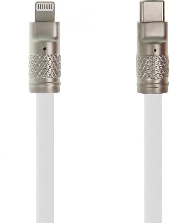 Produktbild Setty Zink cable USB-C - Lightning 1,2 m 27W KZC-L-1.2270 white (1.20 m, USB 3.2 Gen 2, 27 W)