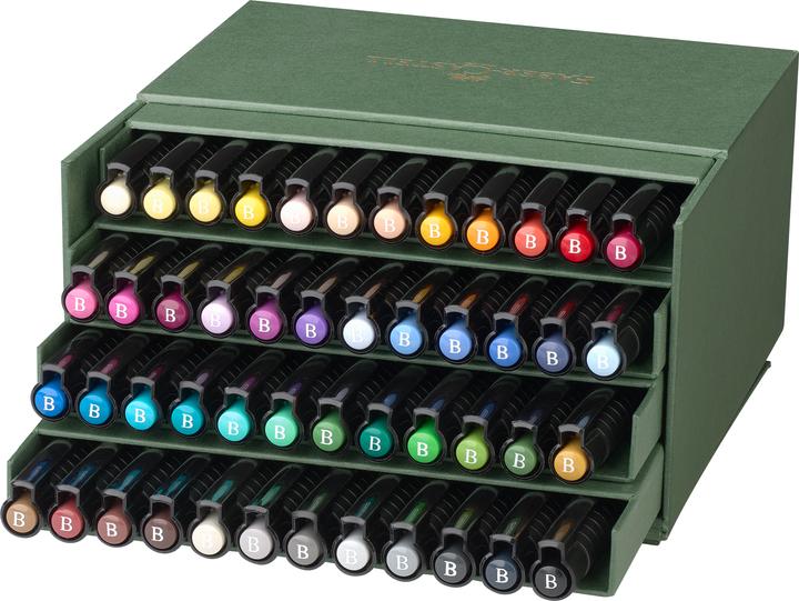 Actual product image Faber-Castell Ink Drawer Pitt Artist Pen (48 x)
