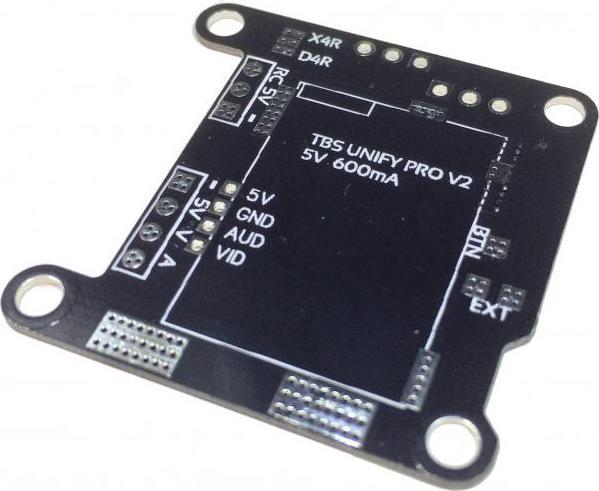 Actual product image TBS Unify 5V / FrSky RX Mounting Board (Drone mount)